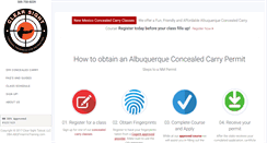 Desktop Screenshot of abqfirearmstraining.com